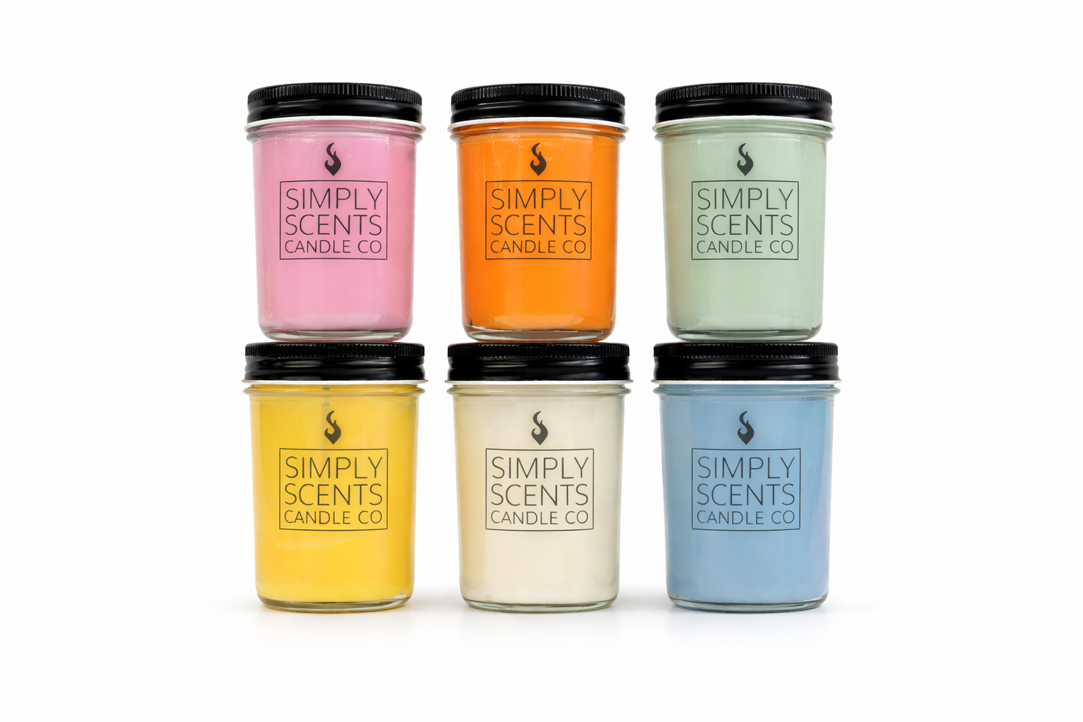 CANDEL プレミアムバーム 6個セット 6 Candles for $55 - Triple Scented Bundle | Simply Scents – Simply