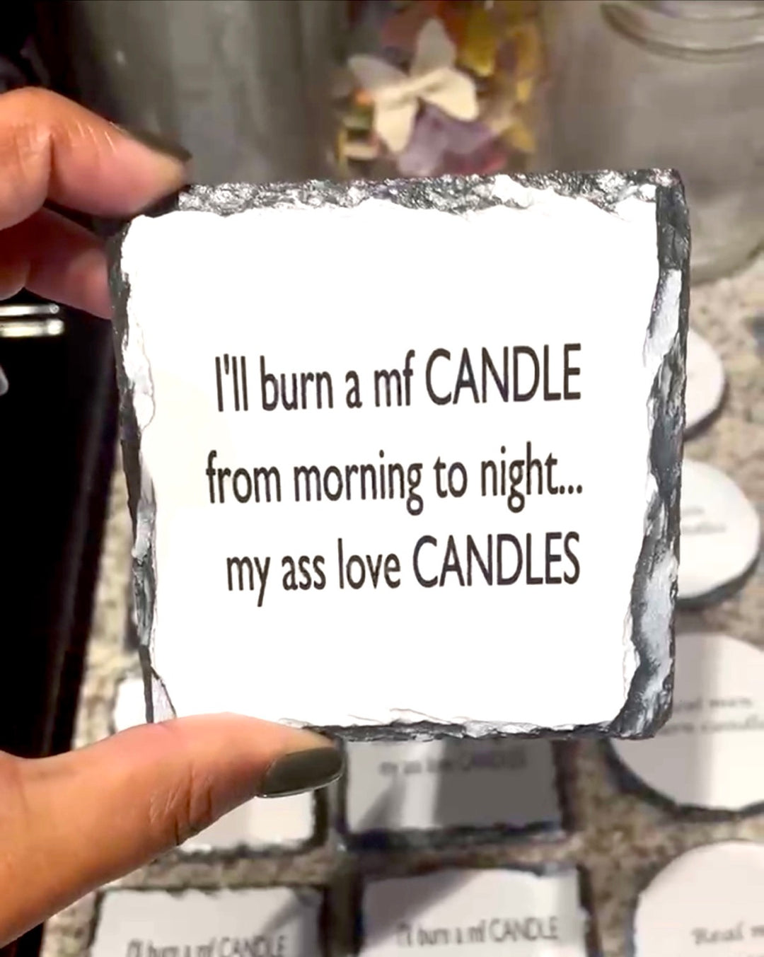 Custom Candle Coasters