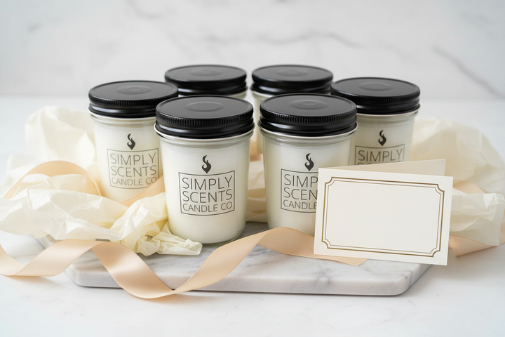 6 Jelly Jar Candles Bundle