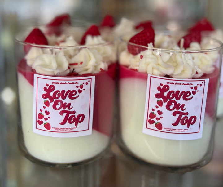 22 oz. “Love on Top” Dessert Candles