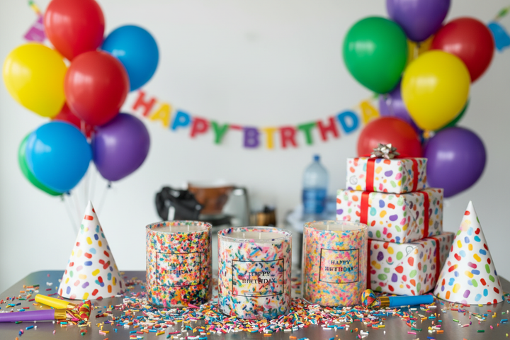 Birthday Cake Party Scene