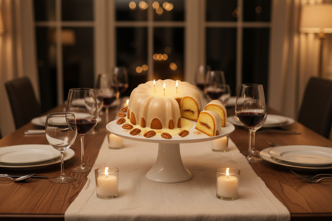 Bundt Cake on Table
