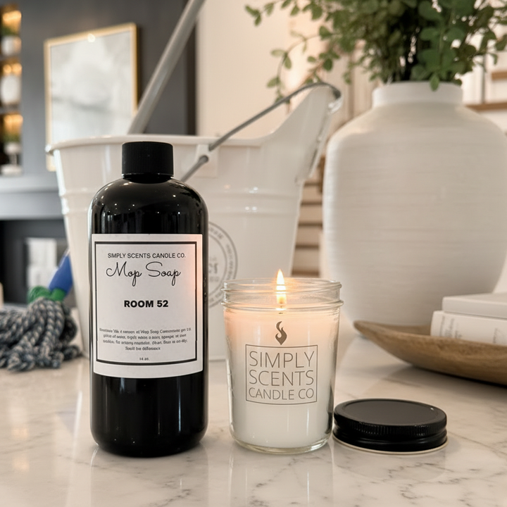 Mop Soap & Candle with Mop Bucket