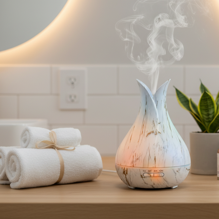 Oil Diffuser Spa Scene