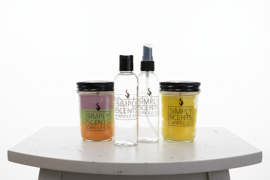 Simply Scents products on white background